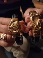 Dragon plake goud, Handtassen en Accessoires, Ringen, Ophalen of Verzenden, Zo goed als nieuw, Goud, IJzer of Staal