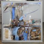 Christian AUSLOOS, abstractie op canvasboard, Ophalen of Verzenden