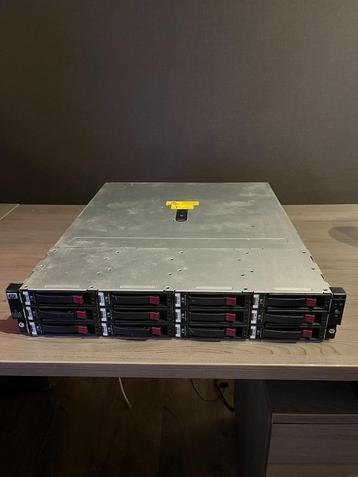 HP StorageWorks D2600 met 12x 2TB SAS-schijven + rackrails beschikbaar voor biedingen