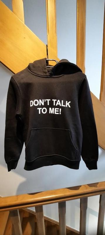 sweater zwart don't talk to me maat 146/152 beschikbaar voor biedingen