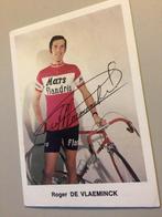 wielerkaart 1971 team flandria mars  roger de vlaeminck, Verzenden, Zo goed als nieuw