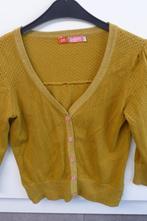 Okerkleurige cardigan / gilet Zoë Loveborn (K468), Comme neuf, Jaune, Zöe Loveborn, Taille 42/44 (L)