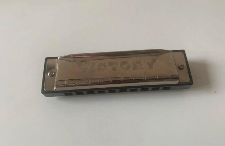 Vintage Mondharmonica van Victory, Muziek en Instrumenten, Blaasinstrumenten | Mondharmonica's, Ophalen of Verzenden