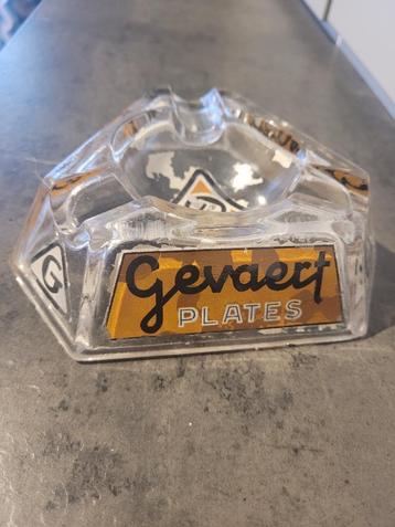 ancien cendrier publicitaire gevaert plates, Enlèvement ou Envoi, Utilisé, Autres types