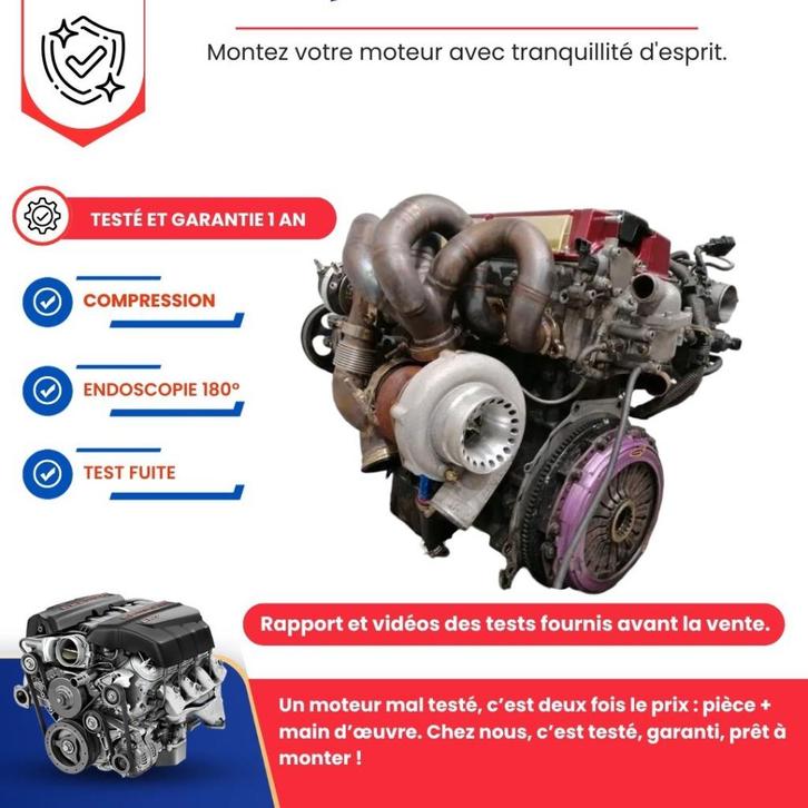 Mitsubishi Lancer Evo VII 7 2.0 Forge-motorset, Auto-onderdelen, Motor en Toebehoren, Mitsubishi, Nieuw, Ophalen of Verzenden