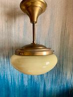 Suspension lampe opaline art deco vintage 20’s 30’s 40’s, Antiquités & Art, Antiquités | Éclairage