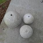 Set 3 x Graniet bol waterornament, Ophalen, Gebruikt, Graniet, Waterornament