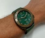 Borealis bronzen microbrand horloge - gelim. tot 300 stuks, Overige merken, Overige materialen, Gebruikt, Polshorloge