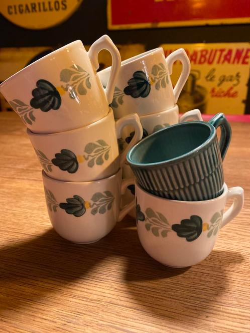 Boerenbont aquarelle Boch tasjes, Huis en Inrichting, Keuken | Servies, Zo goed als nieuw, Boerenbont, Ophalen of Verzenden