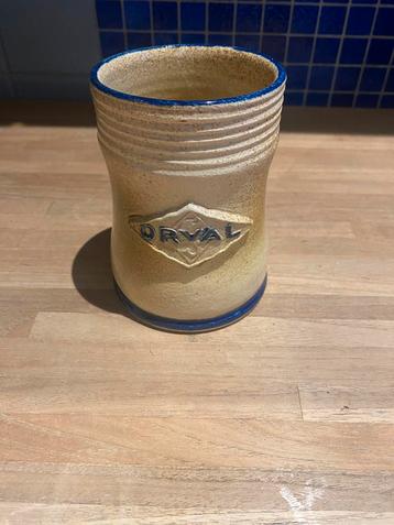 Chope Orval 25cl neuf grès signé, Enlèvement ou Envoi