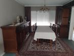 ZEER MOOI EETKAMER MASSIEF HOUT !!!, Ophalen, Gebruikt, Klassiek, 8 stoelen of meer