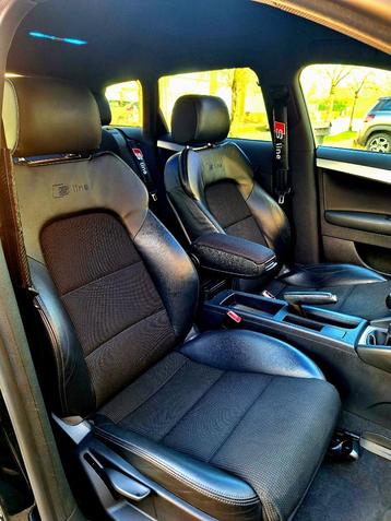 * AUDI A3 S-LINE SPORTBACK BENZINE 5-DEURS EURO 5 *, Auto's, Zwart, Zwart, Leder, 5 deurs