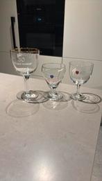 Affligem glazen 3 proefg.15cl en 30jaar, Verzamelen, Biermerken, Ophalen of Verzenden