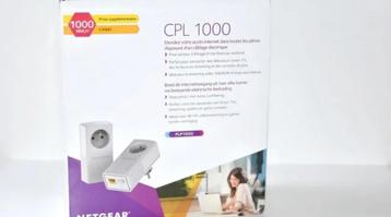 CPL Netgear Kit de 2 CPL PLP1000, Informatique & Logiciels, Amplificateurs wifi, Enlèvement ou Envoi