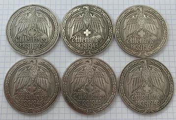 6 penningen Wereld oorlog II beschikbaar voor biedingen