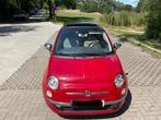 Fiat 500 1200cc 3P 141000km mod 2013 euro5 clim ja, Autos, Rouge, Euro 5, Achat, Beige
