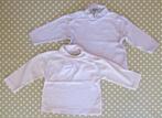 Roze en lila T-shirt met rolkraagje, Premaman, 6M (2 stuks), Gebruikt, Meisje, Ophalen of Verzenden, Premaman