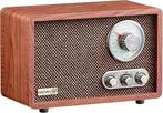 Retro houten radio met Bluetooth | GRATIS LEVERING