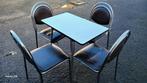 Kleine eettafel met 4 stoelen, Enlèvement, Comme neuf