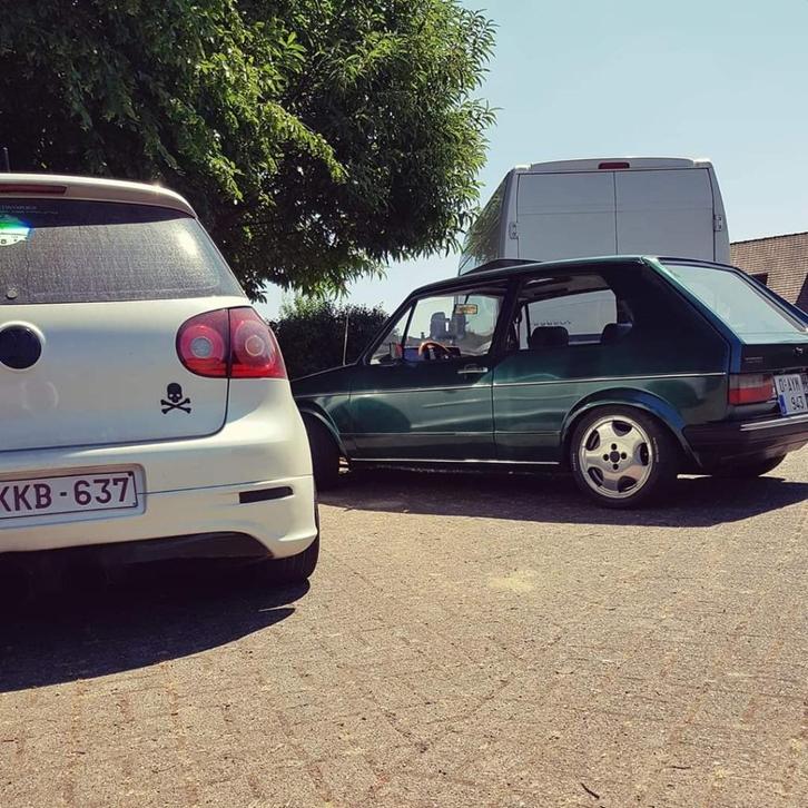 Volkswagen 1 rabbit, Auto's, Volkswagen, Particulier, Golf, Benzine, Euro 1, Coupé, 3 deurs, Handgeschakeld, Groen, Stof, Voorwielaandrijving