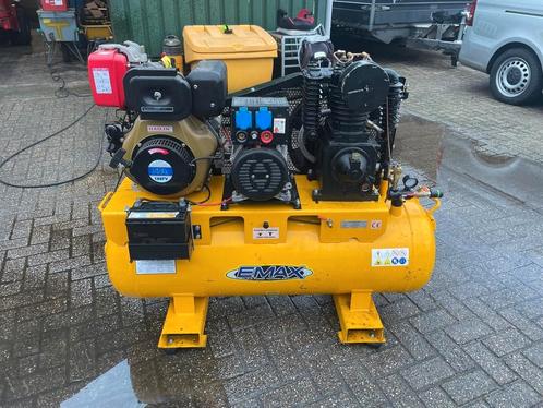 3 in 1 diesel Compressor, Generator en Lasapparaat, Doe-het-zelf en Bouw, Compressors, Zo goed als nieuw, Ophalen
