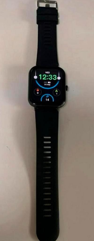 Smartwatch voor iOS en Android  - nieuw, Handtassen en Accessoires, Smartwatches, Nieuw, iOS, Zwart, Hartslag, Waterdicht, Ophalen of Verzenden