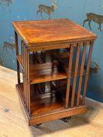 Antieke mahonie boekenmolen, Ophalen of Verzenden