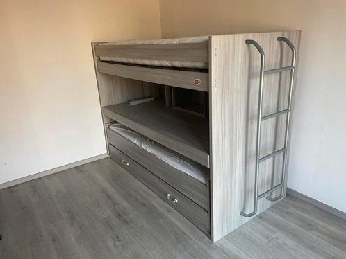 Stapelbed met bureau, Huis en Inrichting, Slaapkamer | Stapelbedden en Hoogslapers, Gebruikt, Stapelbed, Ophalen