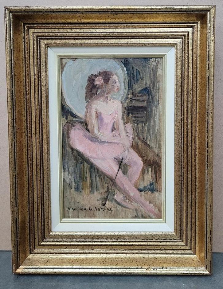 Marguerite ANTOINE,  de ballerina, Antiek en Kunst, Kunst | Schilderijen | Klassiek, Ophalen of Verzenden