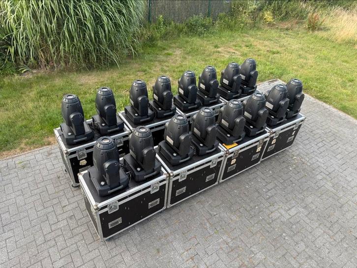 Martin MAC 550 Profile Movingheads 16 stuks in flightcase, Musique & Instruments, Lumières & Lasers, Utilisé, Lumières, Enlèvement