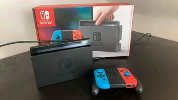 Nintendo Switch Console + 256 GB sd-card beschikbaar voor biedingen