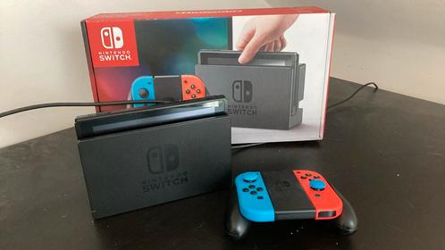 Nintendo Switch Console + 256 GB sd-card, Games en Spelcomputers, Spelcomputers | Nintendo Switch, Zo goed als nieuw, Ophalen of Verzenden