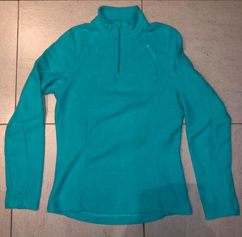 Quecha warme groenblauwe fleece korte rits small, Kleding | Dames, Wintersportkleding, Zo goed als nieuw, Ophalen of Verzenden