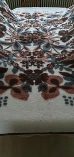 2 couvertures doubles en laine - marque DIDAS - laine/dralon, Comme neuf, Deux personnes, Brun, Couverture ou Couette
