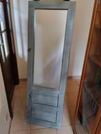 Vintage houten spiegel, Ophalen, Minder dan 50 cm, Zo goed als nieuw, 150 tot 200 cm