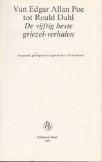 Edgar Allan Poe / Roald Dahl - 50 GRIEZEL verhalen, Boeken, Ophalen of Verzenden, Gelezen, Edgar Allan Poe - R. Dahl