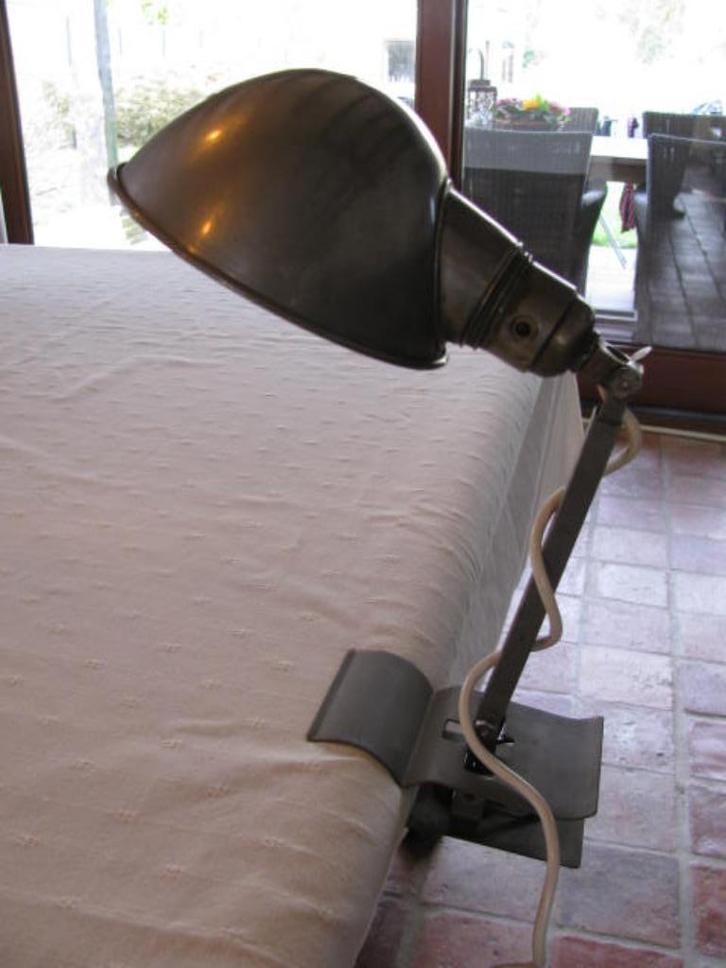 HALA DRP Art Deco Bauhaus klemlamp of muurlamp Nr. 1461, Antiek en Kunst, Antiek | Verlichting, Ophalen of Verzenden
