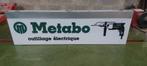 Metabo lichtbord, Verzamelen, Ophalen, Gebruikt, Reclamebord