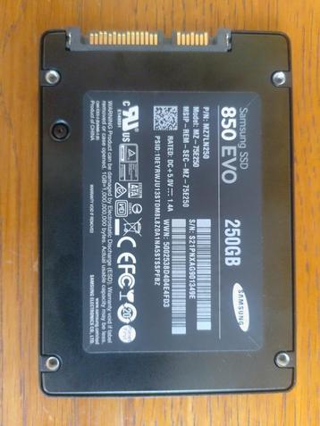 SSD Samsung 250 GB beschikbaar voor biedingen