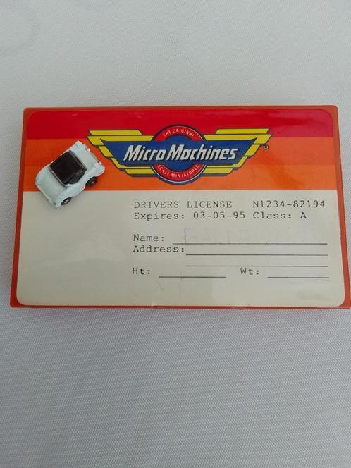 Micro Machines - Drivers License - Vintage, Verzamelen, Speelgoed, Gebruikt, Ophalen of Verzenden