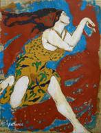 "Dans (I)" Schilderij, Antiek en Kunst, Kunst | Schilderijen | Modern, Verzenden
