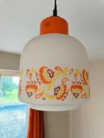 vintage plafondlamp, Huis en Inrichting, Ophalen of Verzenden, Gebruikt, Glas