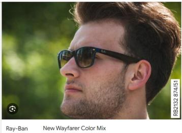 RAY BAN RB-2132 New Wayfarer 55mm - 18 - 2N (unisex model) beschikbaar voor biedingen