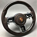 Porsche stuur bruin leer hout compleet upgrade espresso, Auto-onderdelen, Ophalen of Verzenden, Nieuw, Porsche