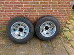 2x Velg 15 duim chroom, Auto-onderdelen, Banden en Velgen, Gebruikt, 15 inch, Banden en Velgen, 205 mm