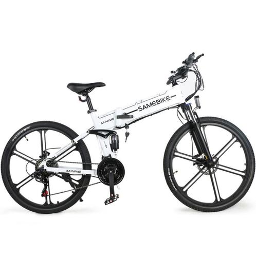 Samebike LO26 II 500W 35km/h witte opvouwbare elektrische fi, Sport en Fitness, Overige Sport en Fitness, Nieuw, Verzenden