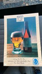 Vintage reclameplaat Zeels bier Houten Kop, Verzamelen, Biermerken, Ophalen of Verzenden, Gebruikt