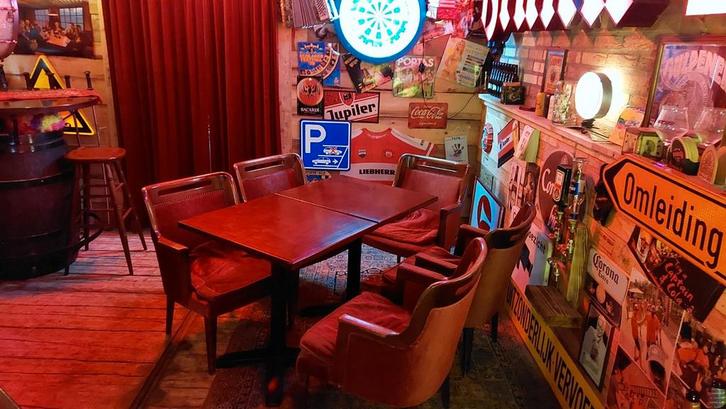 zetels met tafels, Huis en Inrichting, Fauteuils, Gebruikt, Ophalen