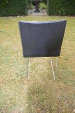 VIJF moderne - strakke STOELEN !, Huis en Inrichting, Ophalen, Zo goed als nieuw, Zwart