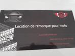 Remorque moto 1ou2 motos ou quad ou scooter ( LOCATION)